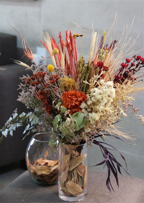 flores secas para decoração - copo térmico para café